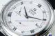 Swiss AAA Copy Omega De Ville White Diamond Roman Dial Black Leather Strap Watch (2)_th.jpg